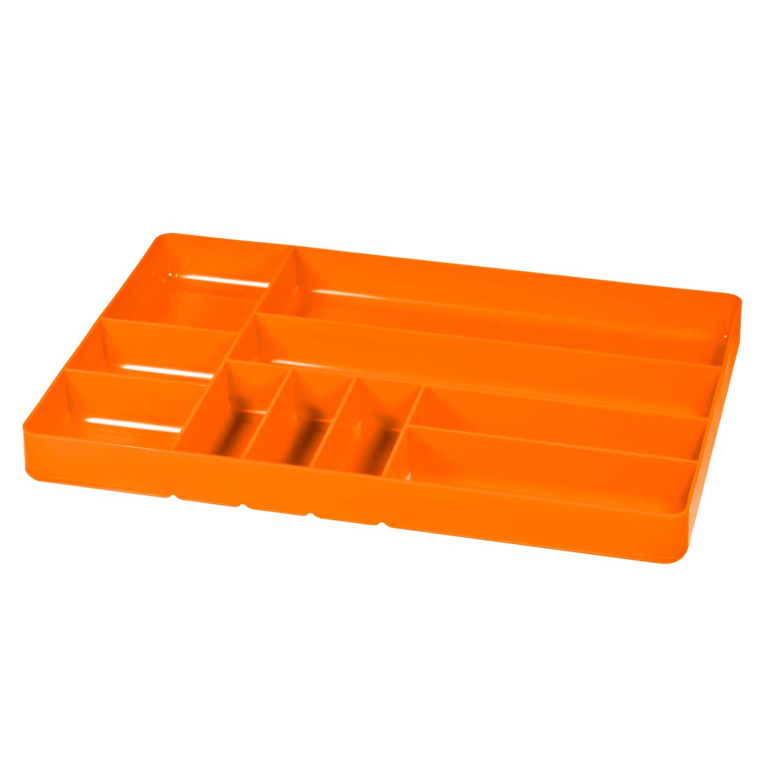 Ten Compartment Organizer Tray-Orange