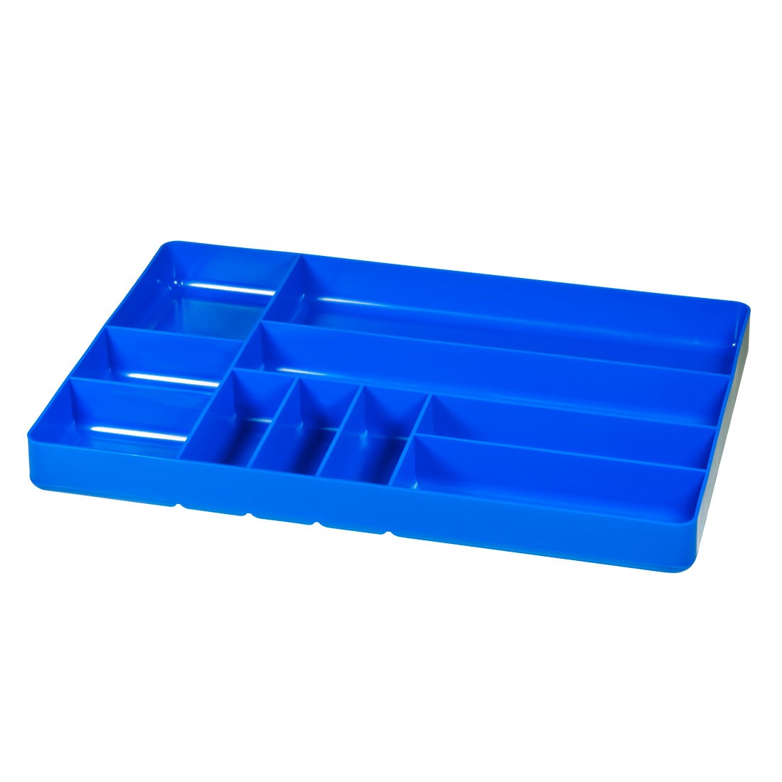 Ten Compartment Organizer Tray-Blue