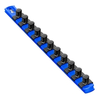 13” Socket Organizer w/Twist Lock Clips - Blue-1/2" socket holders organizers, best socket organizer, socket set organizer, tool box socket organizers, magnetic socket organizer, tool socket organizer, socket tray organizer, socket organization, socket rail organizer, snap on socket organizer, socket organizer diy, socket holder, magnetic socket holder, socket holders, magnetic socket holders, snap on socket holder, socket set holder, best socket holder, plastic socket holder, socket holder magnetic, socket holder rail, ernst socket rails, magnetic socket rail, socket rails, socket rail, rails socket, socket rails and clips, best socket rails, ernst socket organizer, socket storage, twist lock, twistlock, twist socket, twist socket set, socket lock, lock a socket, snap on socket set