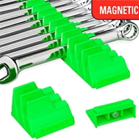 40 Tool Magnetic Modular Wrench Pro - Green wrench widget, toolbox widget, tool box widget, wrench pro, wrench modular, modular wrench storage, wrench rack, tool box wrench, wrench tool box, wrench storage