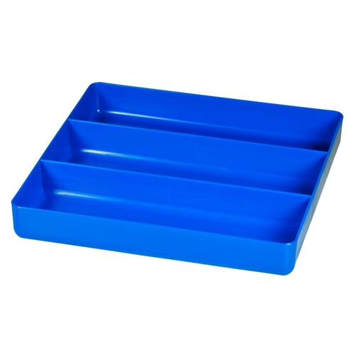 Three Compartment Organizer Tray-Blue