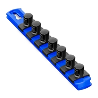 8” Socket Organizer w/Twist Lock Clips - Blue-1/2" socket holders organizers, best socket organizer, socket set organizer, tool box socket organizers, magnetic socket organizer, tool socket organizer, socket tray organizer, socket organization, socket rail organizer, snap on socket organizer, socket organizer diy, socket holder, magnetic socket holder, socket holders, magnetic socket holders, snap on socket holder, socket set holder, best socket holder, plastic socket holder, socket holder magnetic, socket holder rail, ernst socket rails, magnetic socket rail, socket rails, socket rail, rails socket, socket rails and clips, best socket rails, ernst socket organizer, socket storage, twist lock, twistlock, twist socket, twist socket set, socket lock, lock a socket, snap on socket set