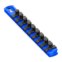 8” Socket Organizer w/Twist Lock Clips - Blue-3/8" socket holders organizers, drive socket organizer, socket set organizer, tool box socket organizers, magnetic socket organizer, tool socket organizer, socket tray organizer, socket organization, socket rail organizer, snap on socket organizer, socket organizer diy, socket holder, magnetic socket holder, socket holders, magnetic socket holders, snap on socket holder, socket set holder, best socket holder, plastic socket holder, socket holder magnetic, socket holder rail, ernst socket rails, magnetic socket rail, socket rails, socket rail, rails socket, socket rails and clips, best socket rails, ernst socket organizer, socket storage, twist lock, twistlock, twist socket, drive tools, socket lock, lock a socket, snap on socket set, tools