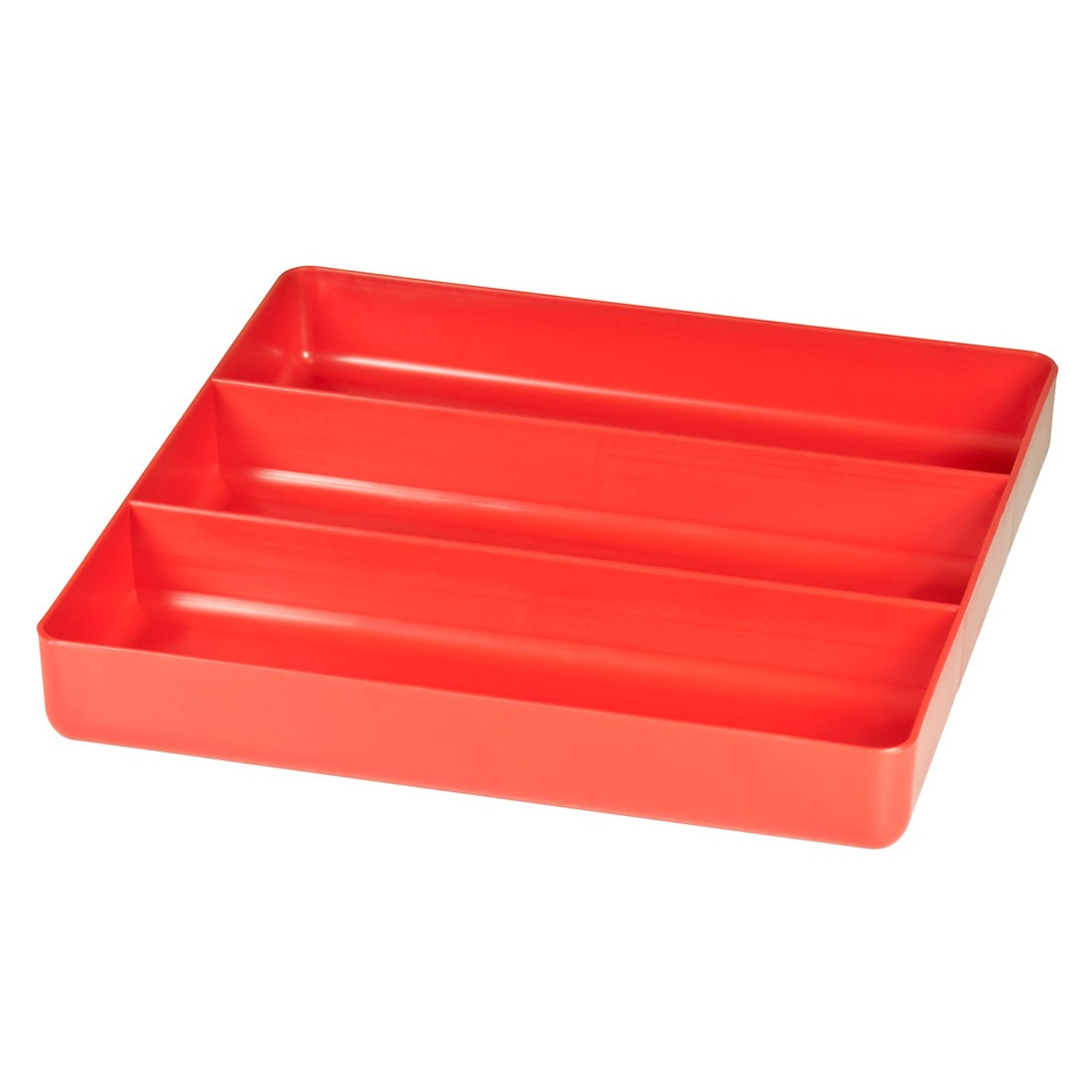Three Compartment Organizer Tray-Red #5020